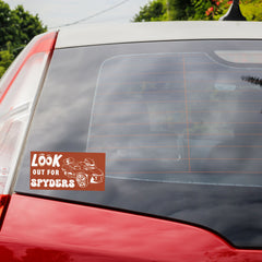 Look out for Spyders Bumper Sticker