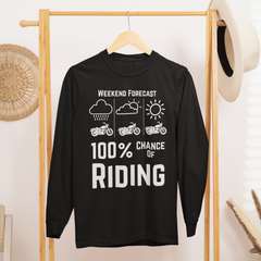 Motorcycle Weekend Forecast Long Sleeve TShirt