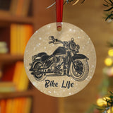 Motorcycle Aluminum Christmas Ornament