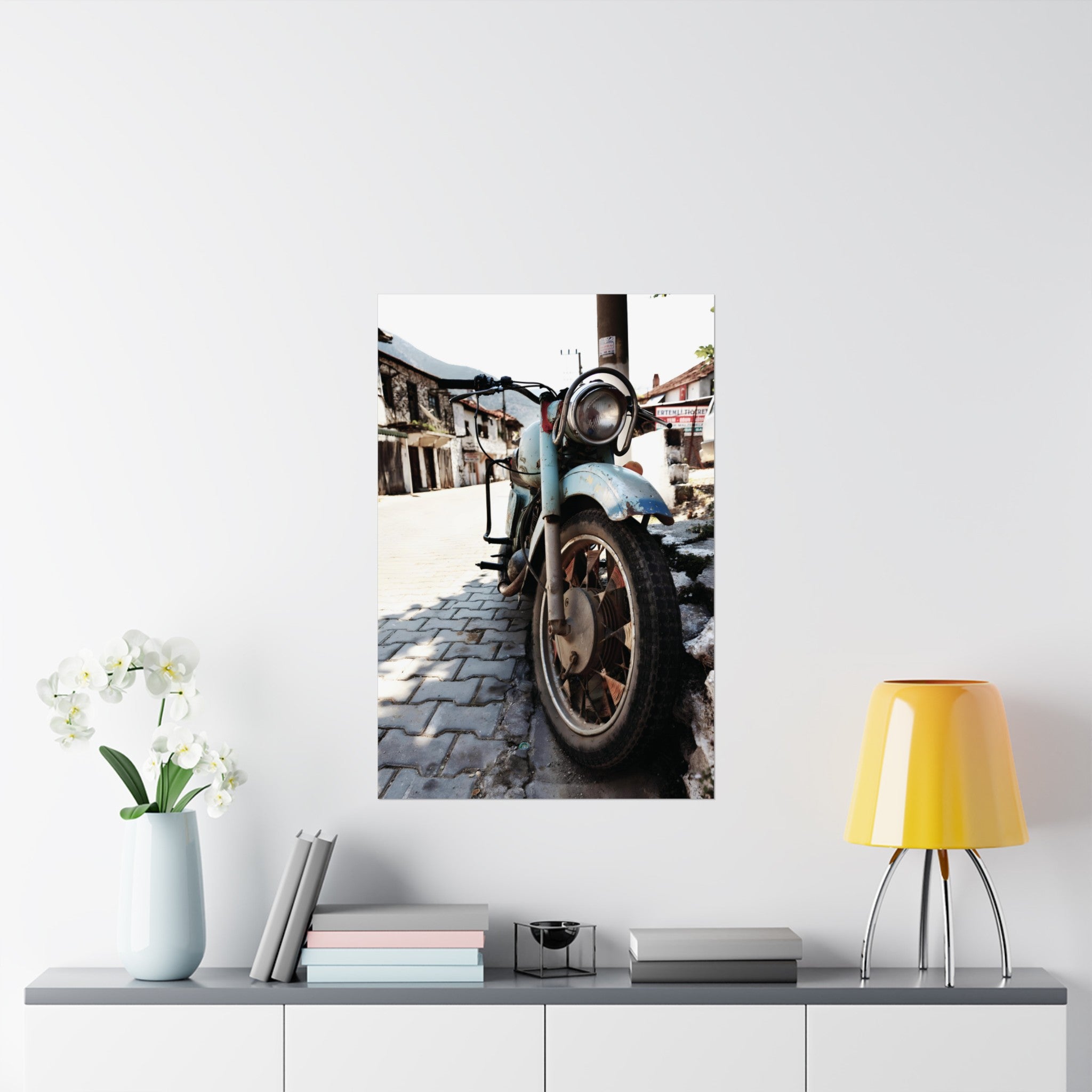 Vintage Motorcycle Poster