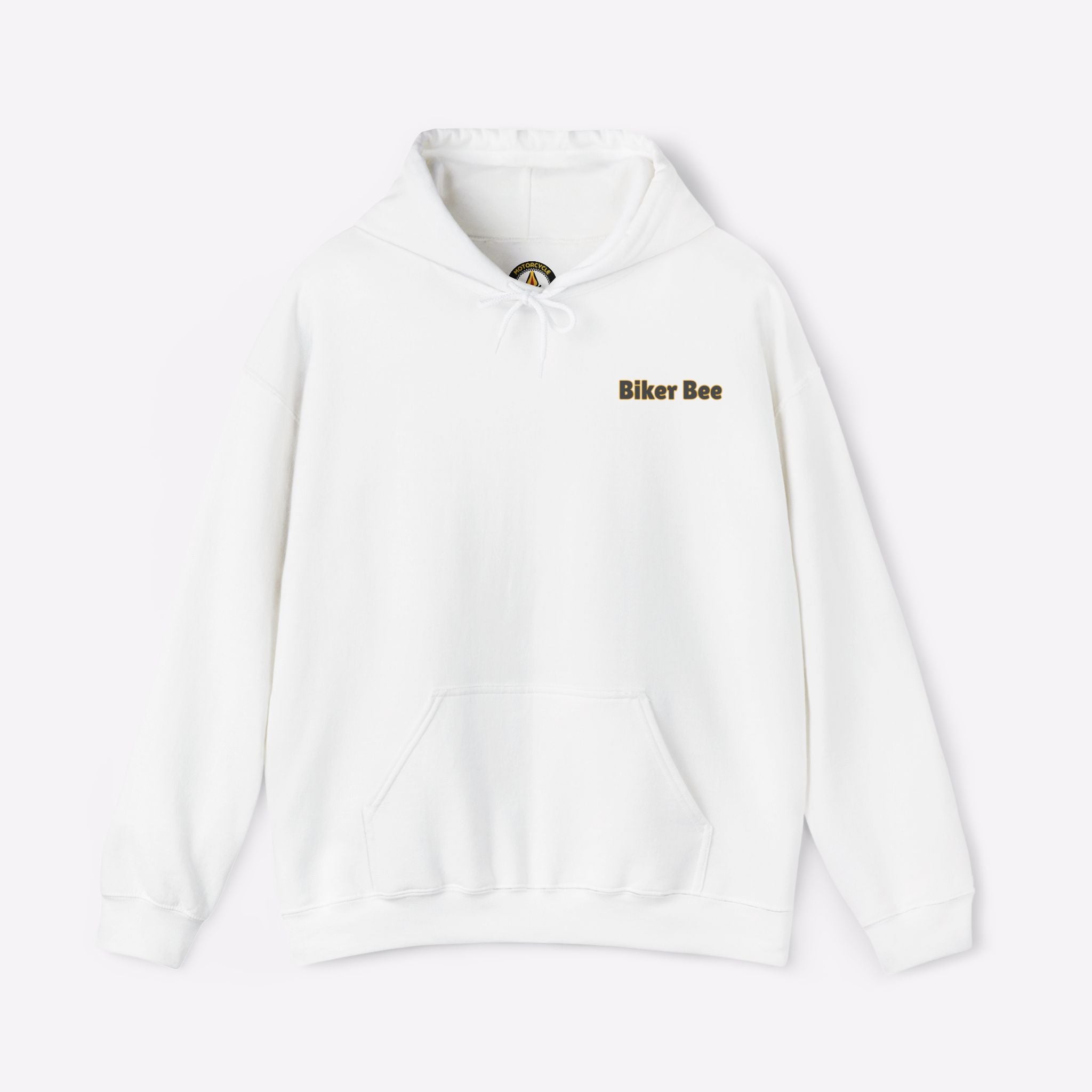 Biker Bee Full Throttle Pullover Hoodie by Motorcycle Inn