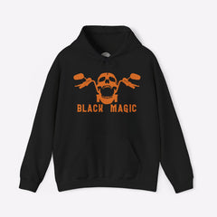 Motorcycle Hooded Sweatshirt | Black Magic