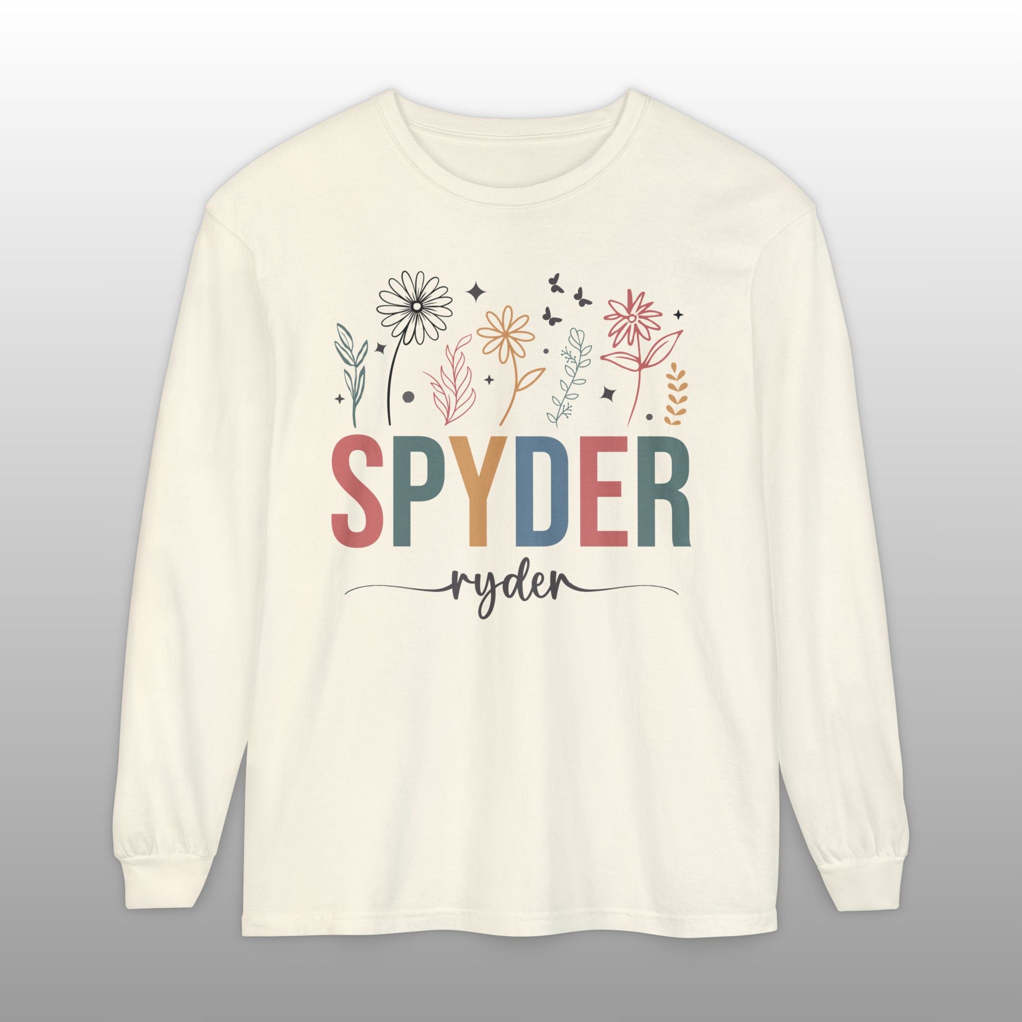 Can-Am Spyder Ryder Boho Floral Long Sleeve TShirt