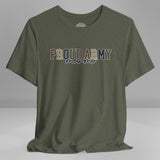 Proud Army Mom Crew Neck TShirt