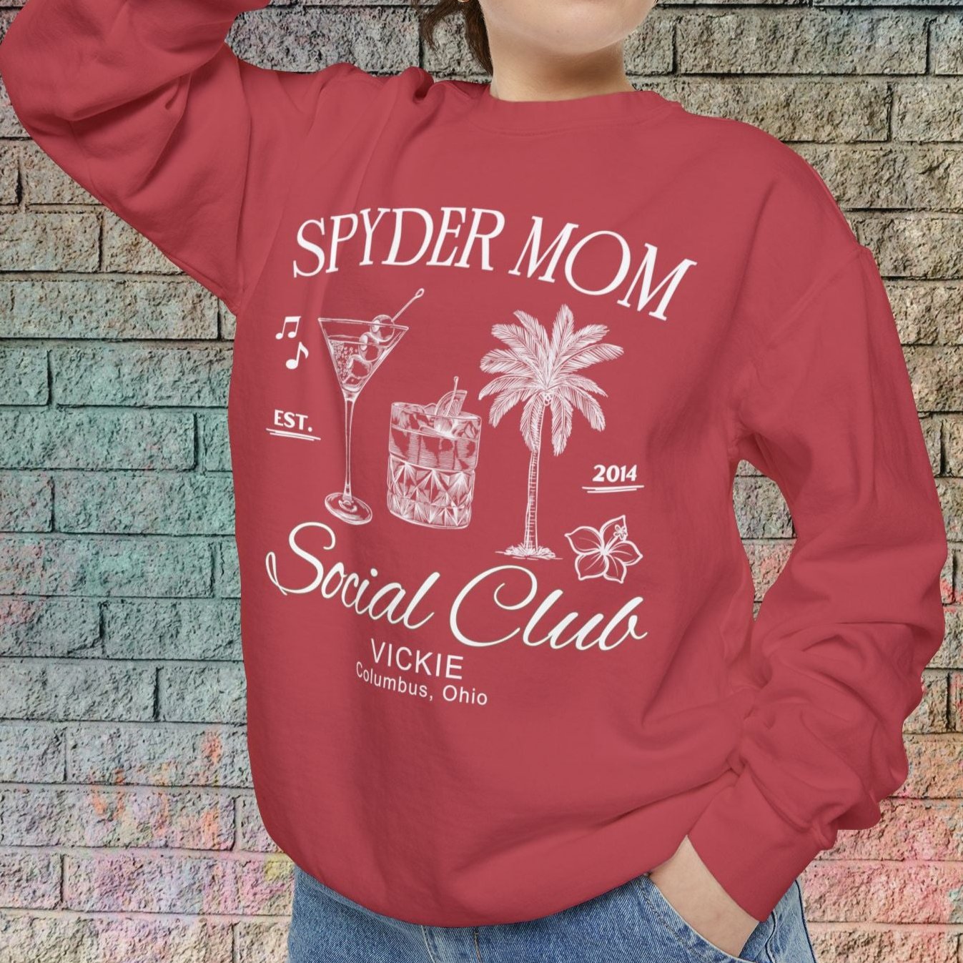 Can-Am Spyder Mom Crew Neck Sweatshirt (Customizable)