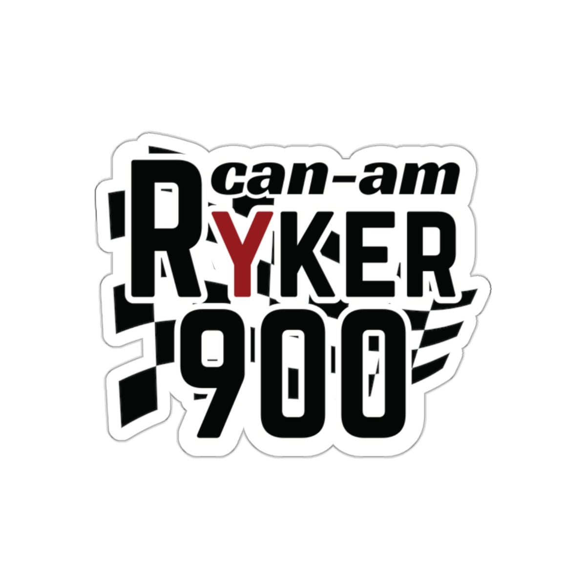 Can-Am Ryker 900 Motorcycle and Helmet Decal