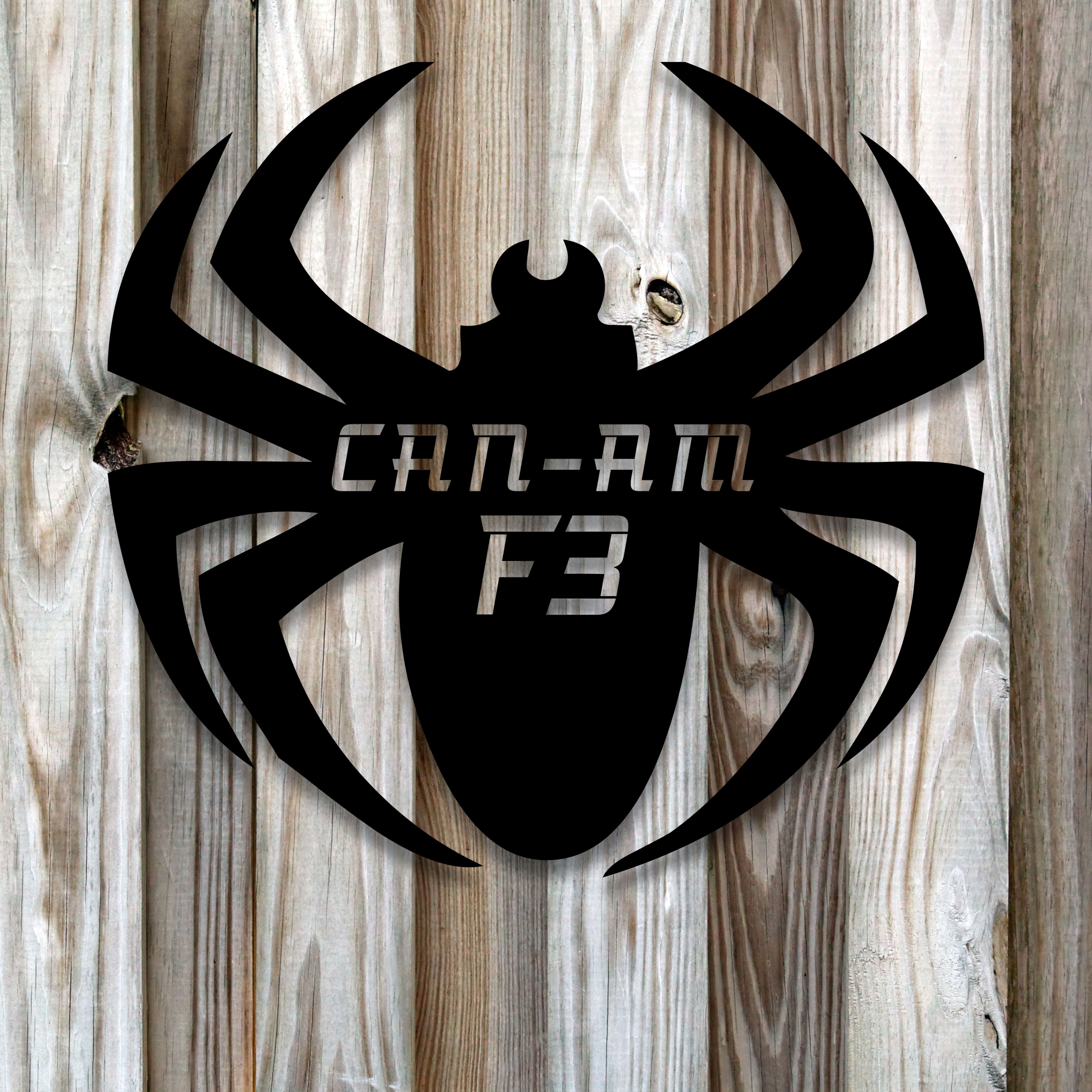 Can-Am Spyder F3 Motorcycle Metal Wall Art