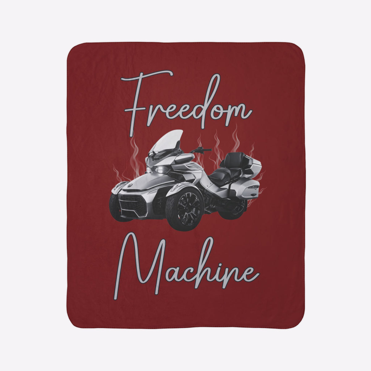 Can-Am Spyder Freedom Machine Sherpa Fleece Blanket