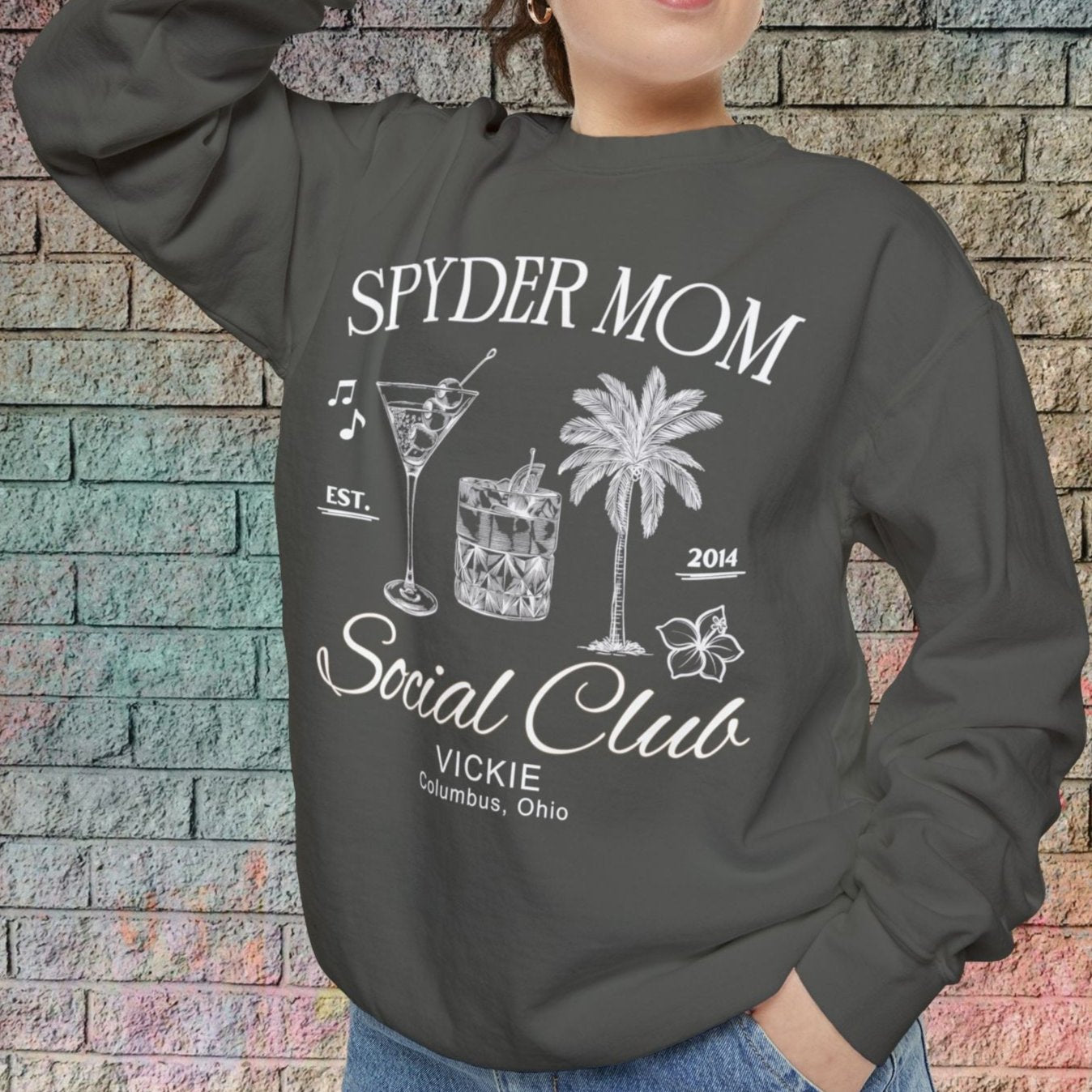 Can-Am Spyder Mom Crew Neck Sweatshirt (Customizable)