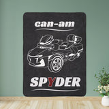 Can-Am Spyder RT Sherpa Fleece Blanket