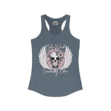 Ohio Bike Rally 2024 Cottagecore Skull Racerback Tank