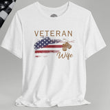 American Veteran Wife Crew Neck TShirt