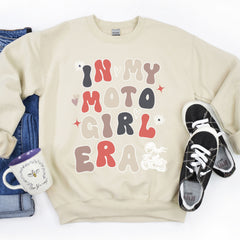 In My Moto Girl Era Boho Crew Neck Sweatshirt