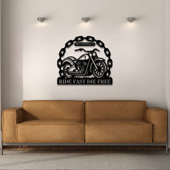 Motorcycle Customized Steel Wall Art