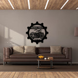 Motorcycle Metal Wall Art (Customizable)