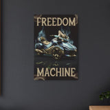 Spyder Motorcycle Metal Poster - Freedom Machine