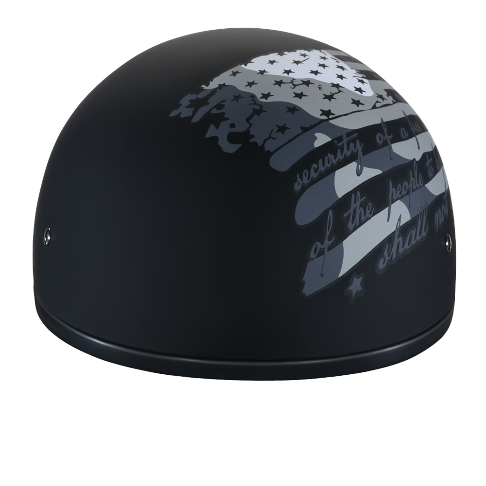 Motorcycle Graphic Half Face Helmet | 2nd Amendment