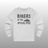 Biker Halloween Long Sleeve Crew Neck TShirt