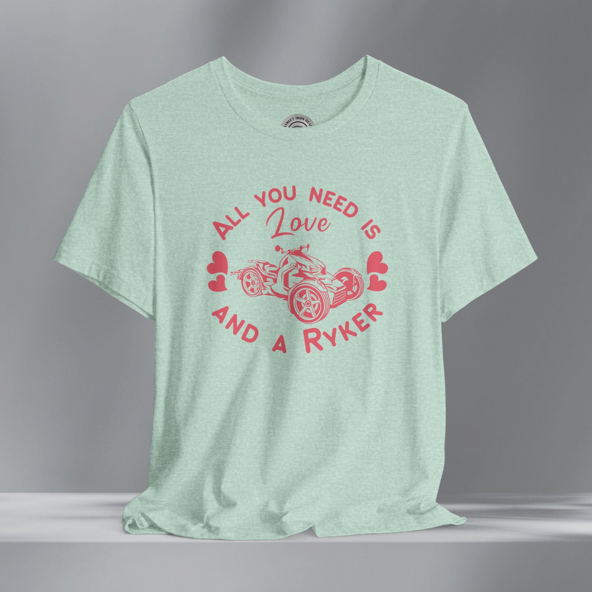 Ladies Boho Heart Can-Am Ryker Crew Neck TShirt