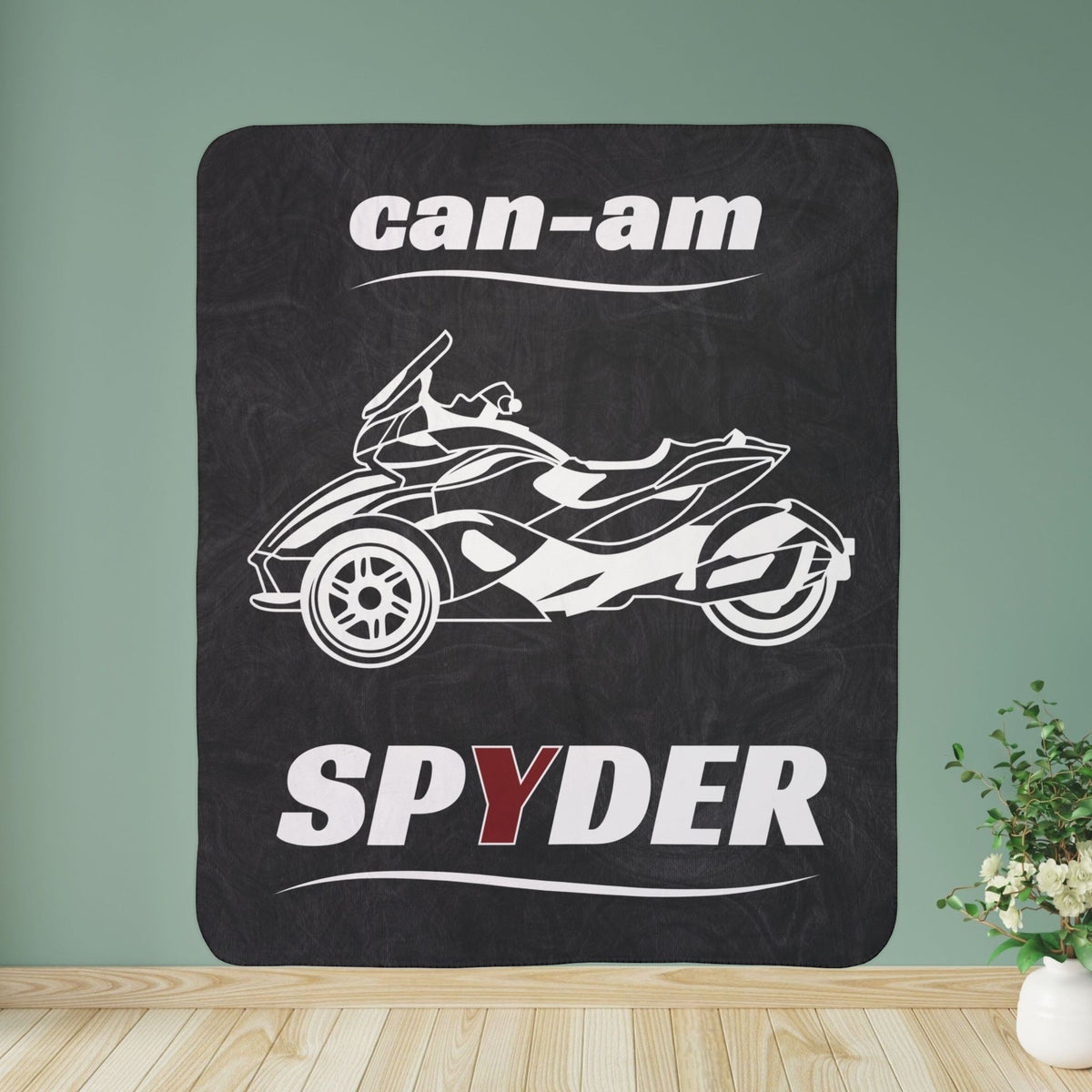 Can-Am Spyder ST Sherpa Fleece Blanket