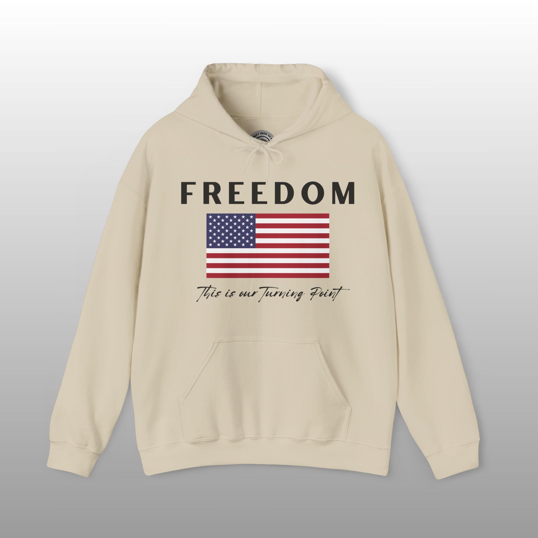 Conservative Freedom Flag Pullover Hoodie