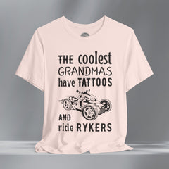 The Coolest Grandmas Ride Rykers Crew Neck TShirt