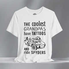 The Coolest Grandpas Ride Spyders (RTL) Crew Neck TShirt
