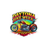 Daytona Bike Week 2025 Retro Motorcycle Decal