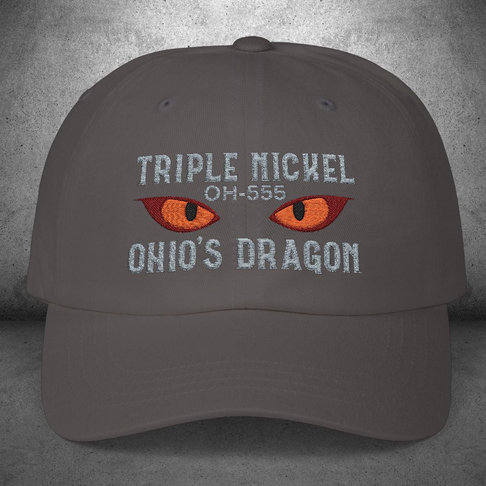 OH-555 Triple Nickel Embroidered Classic Dad Cap