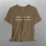 Morse Code 'Courage' Crew Neck TShirt