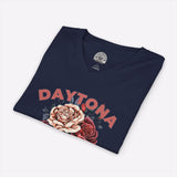 Daytona Bike Week 2026 Floral Skull V-Neck T-Shirt