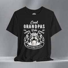 Cool Grandpas Ride Motorcycles Crew Neck TShirt