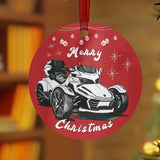 Can-Am Spyder Aluminum Christmas Ornament