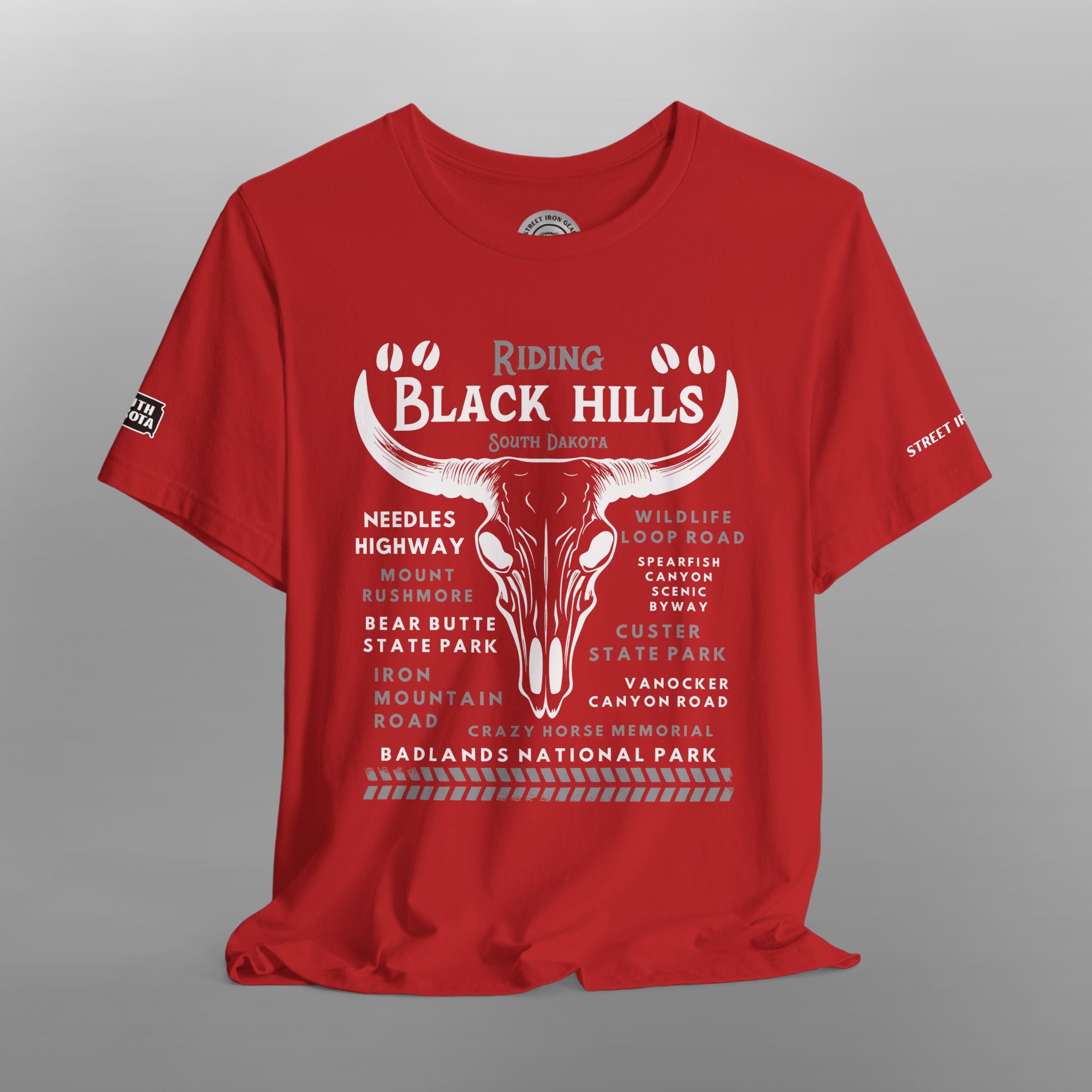 The Black Hills South Dakota Crew Neck TShirt