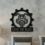 Motorcycle Metal Wall Art