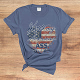 Kiss my American Ass Premium Crew Neck TShirt