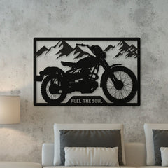 Motorcycle Metal Wall Art