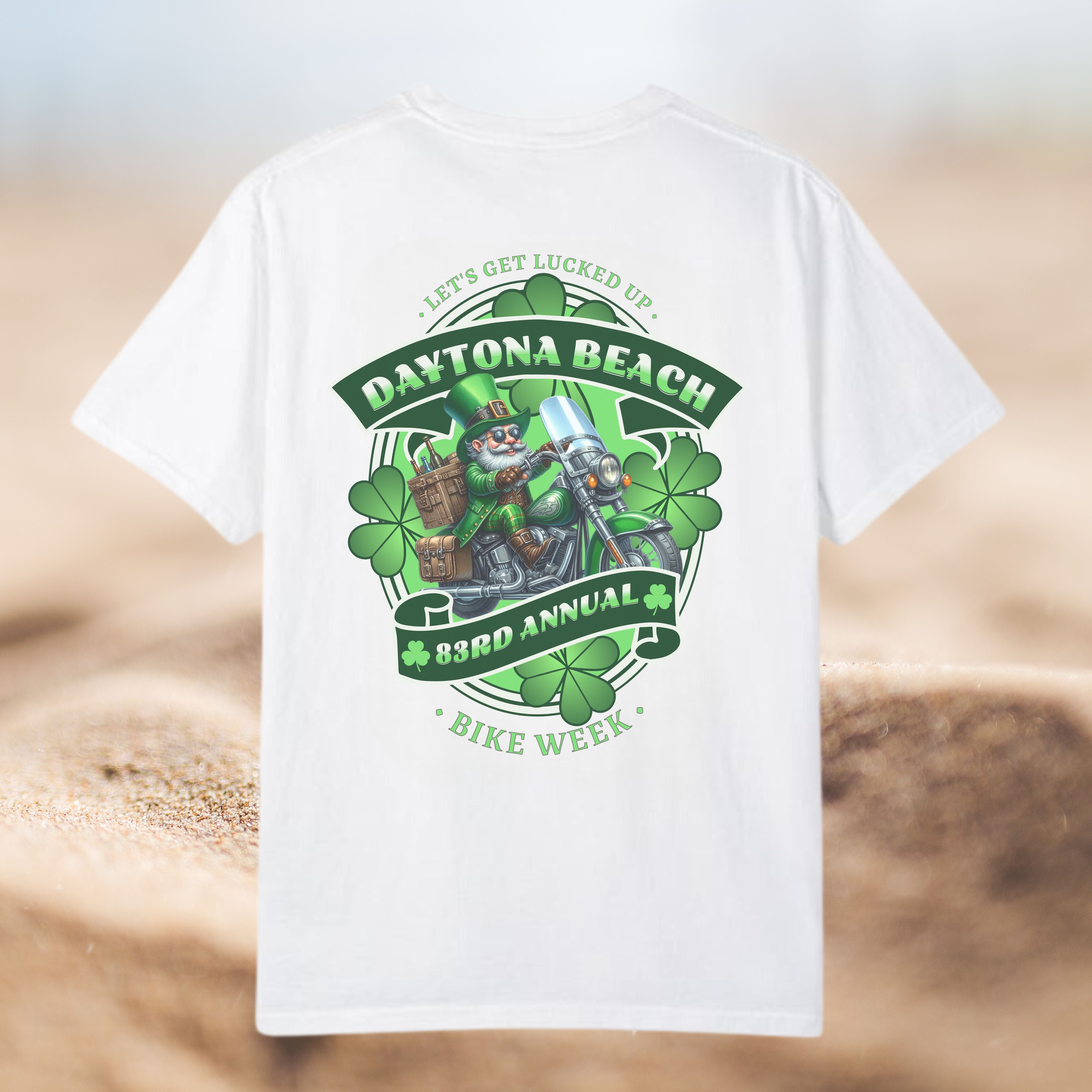 Daytona Beach Bike Week 2024 St Patrick's Day Crew Neck TShirt