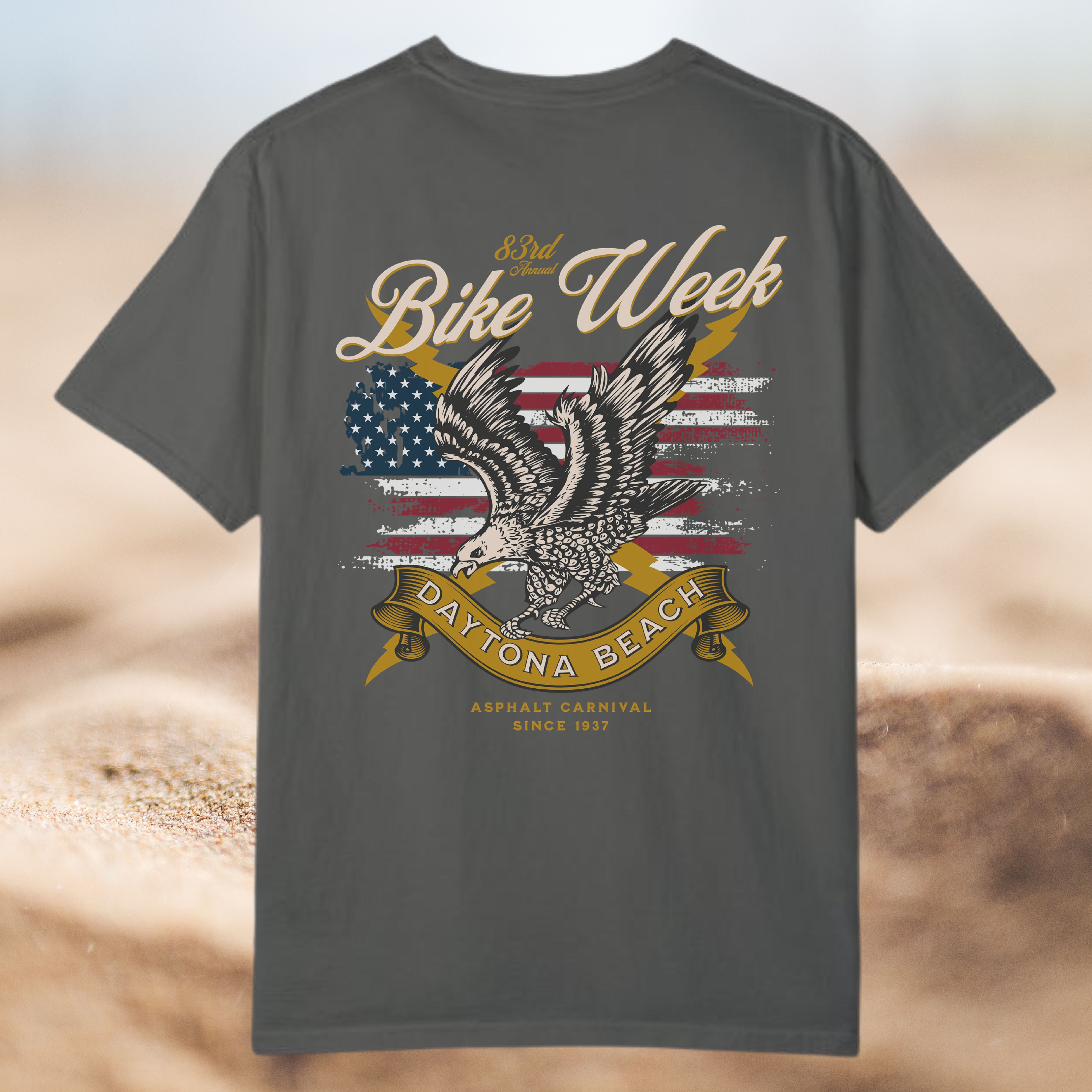 Daytona Beach Bike Week 2024 Crew Neck TShirt