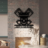 Tiki Skull Steel Wall Art (Customizable)