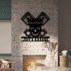 Tiki Skull Customized Steel Wall Art