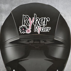 Can-Am Ryker Ryder Boho Flower Motorcycle Helmet Decal