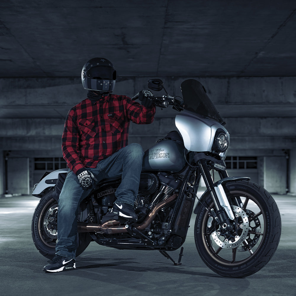 Daytona Retro Full Face Motorcycle Helmet - Captain America Stealth Edition