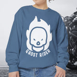 Ghost Rider Motorcycle Crew Neck Sweatshirt