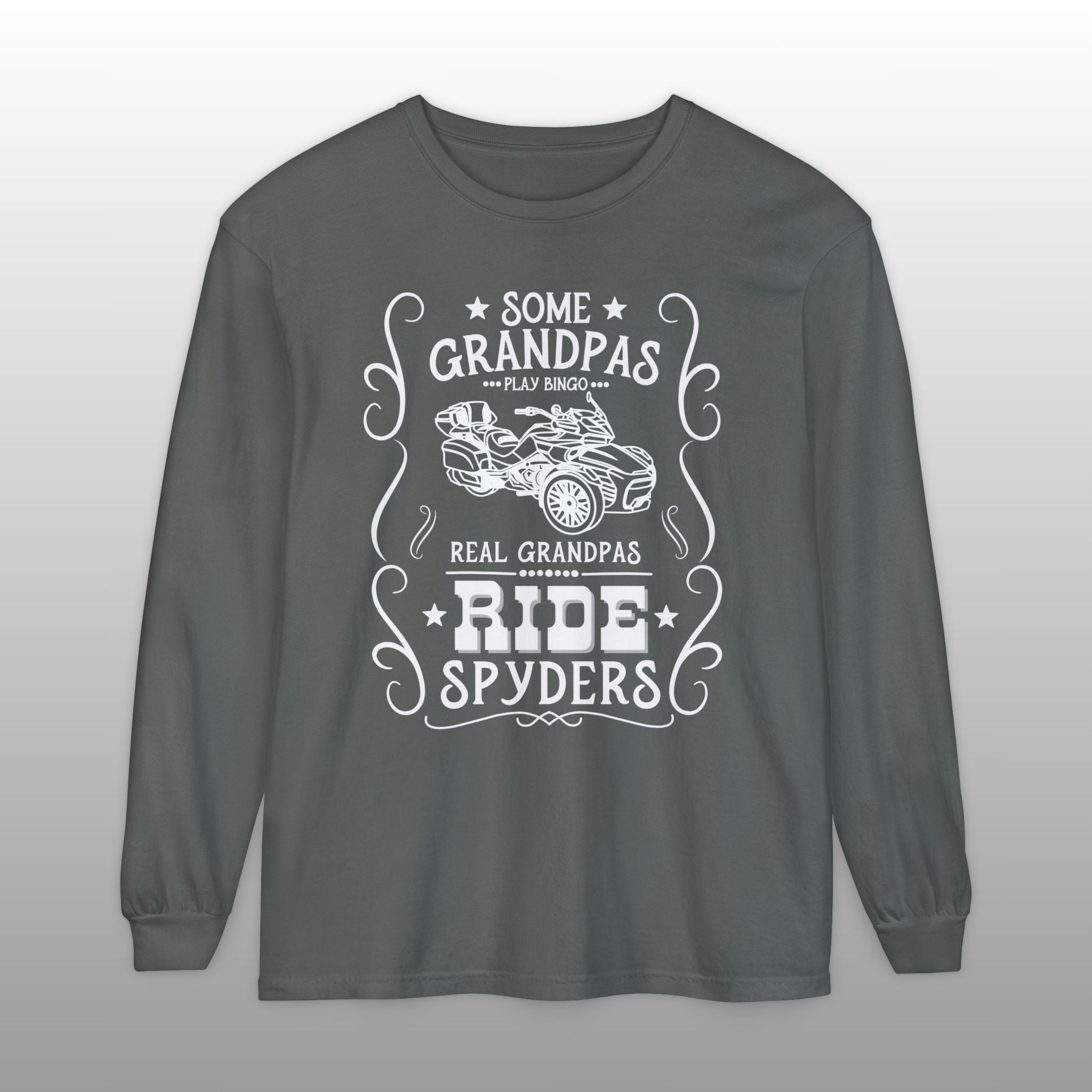 Cool Grandpas Ride Can-Am Spyders Long Sleeve T-Shirt