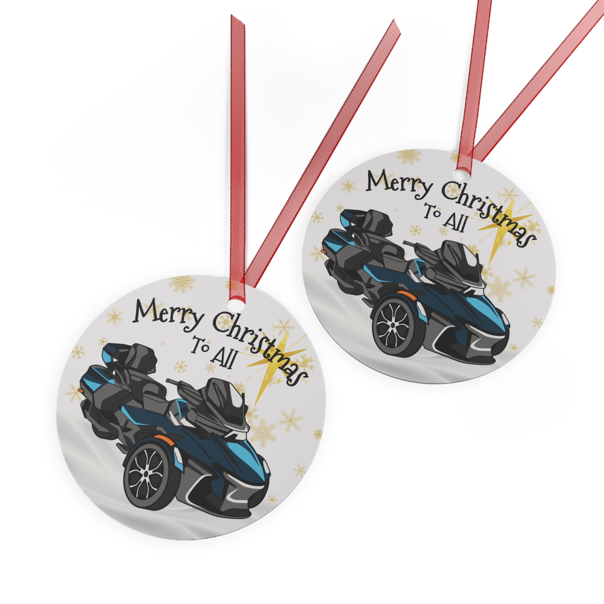 Can-Am Spyder RTL Aluminum Christmas Ornament