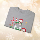 Christmas Skull Crew Neck Sweatshirt