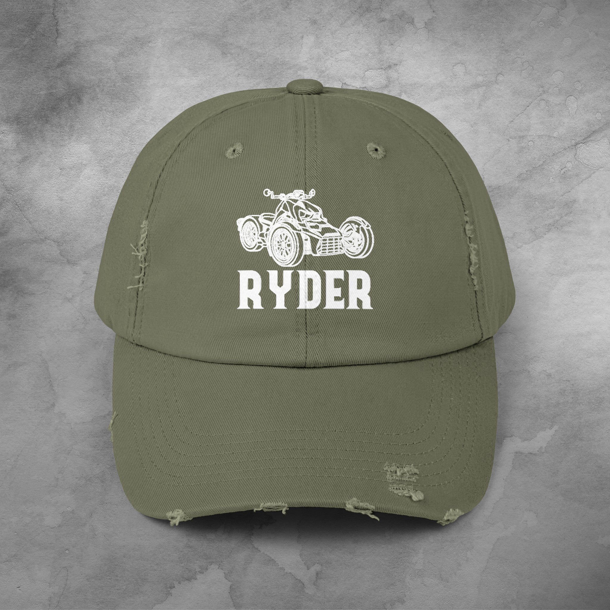 CanAm Ryker Ryder Unisex Distressed Cap