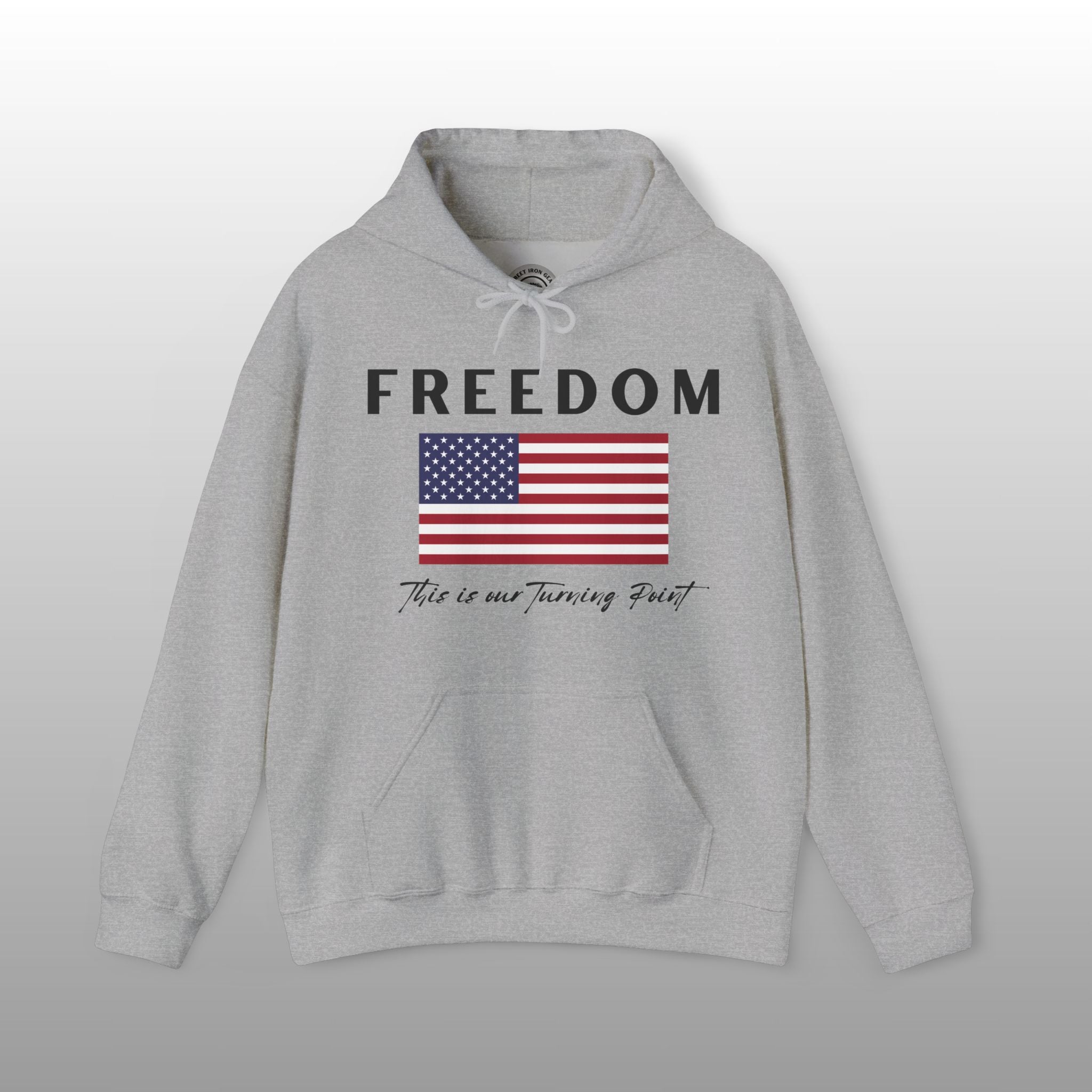 Conservative Freedom Flag Pullover Hoodie
