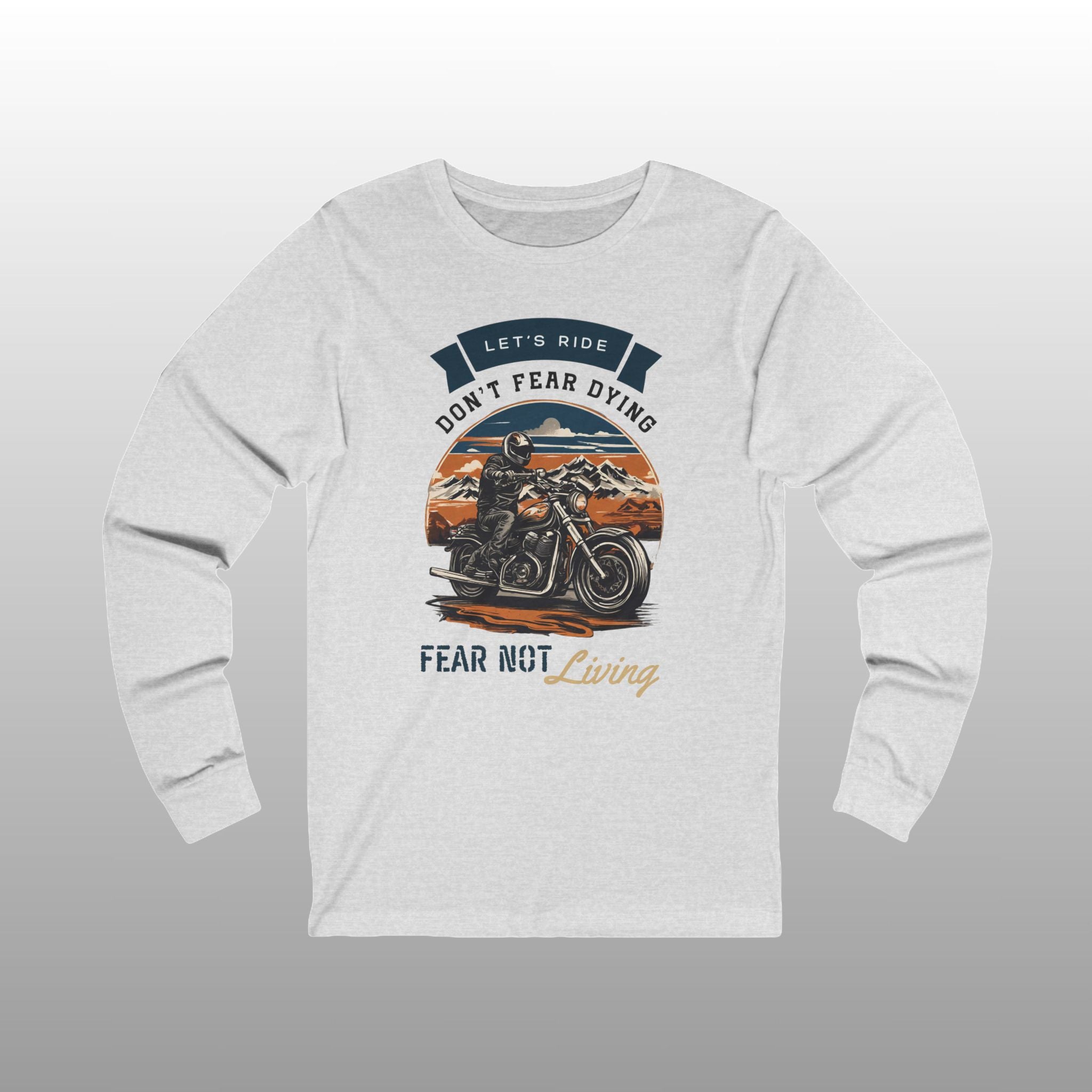 Motorcycle Culture Long Sleeve Crew Neck TShirt